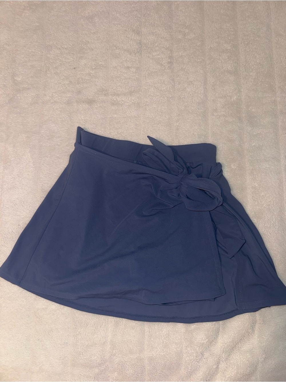 JoyLab Navy Tie-Waist Skater Skirt